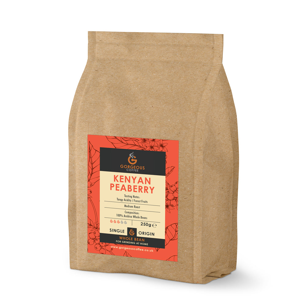 KENYA PEABERRY HAND ROASTED SINGLE ORIGIN COFFEE BEANS